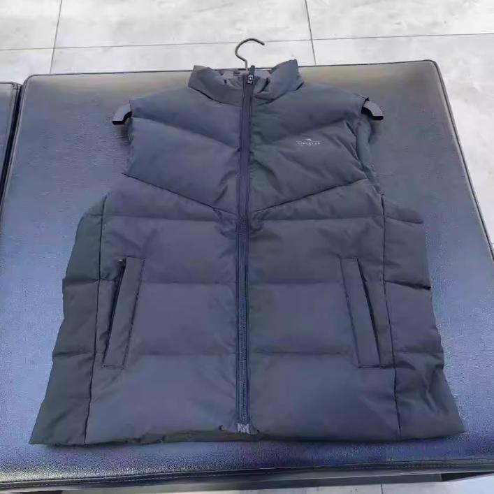 2024冬新款安踏男羽绒马甲立领防泼水鸭绒保暖羽绒马甲152447912