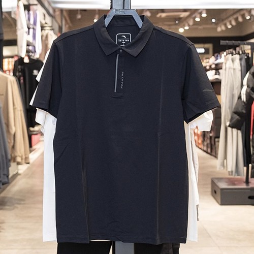 2025夏季新款安踏男运动t恤运动训练商务polo衫上衣152527145N