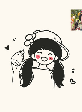 Q版手绘头像定制照片转漫画