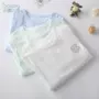 Bộ đồ lót trẻ em cotton mùa thu và quần áo mùa đông bé gái quần áo mùa thu bé trai đồ ngủ 0-1 tuổi 3 quần áo mùa thu bé - Quần áo lót thời trang cho bé gái