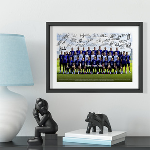 2024年欧洲杯照片墙德国队实木相框克罗斯桌摆台球迷周边礼物海报