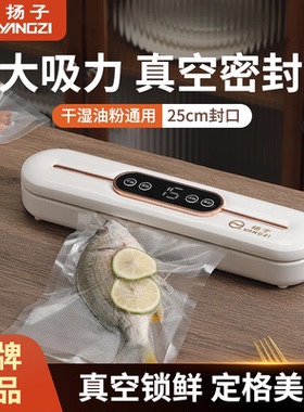 扬子/YANGZI真空封口机小型食品保鲜包装机干抽湿抽封口机拾