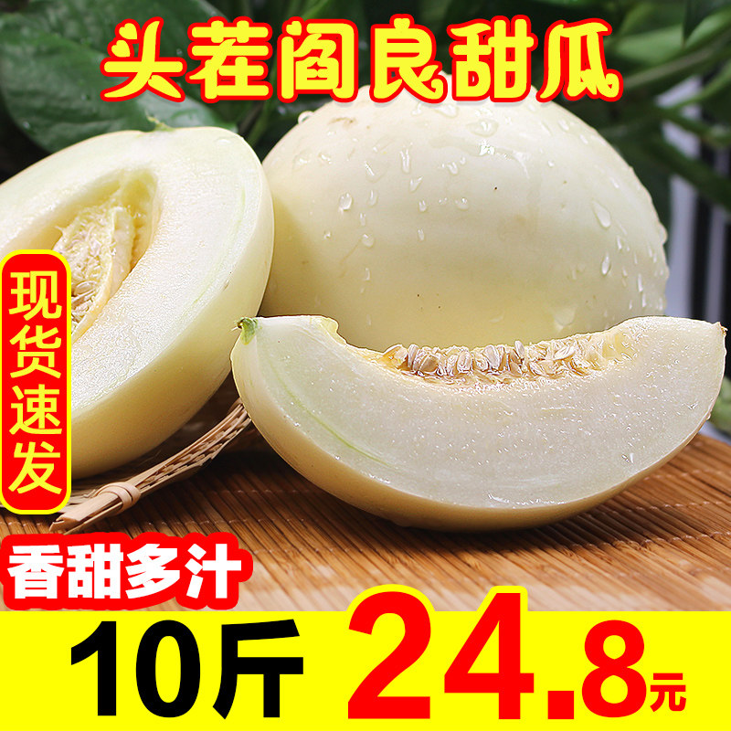 陕西阎良甜瓜9斤新鲜头茬当季