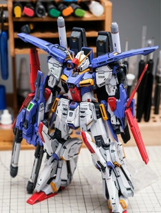 现货 SGK复刻 财喵喵卡版 ZZ高达GK改件树脂白模