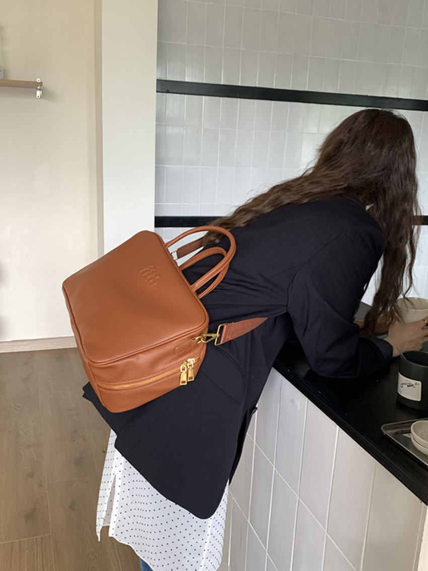 韩国秋冬大容量休闲手提斜挎包