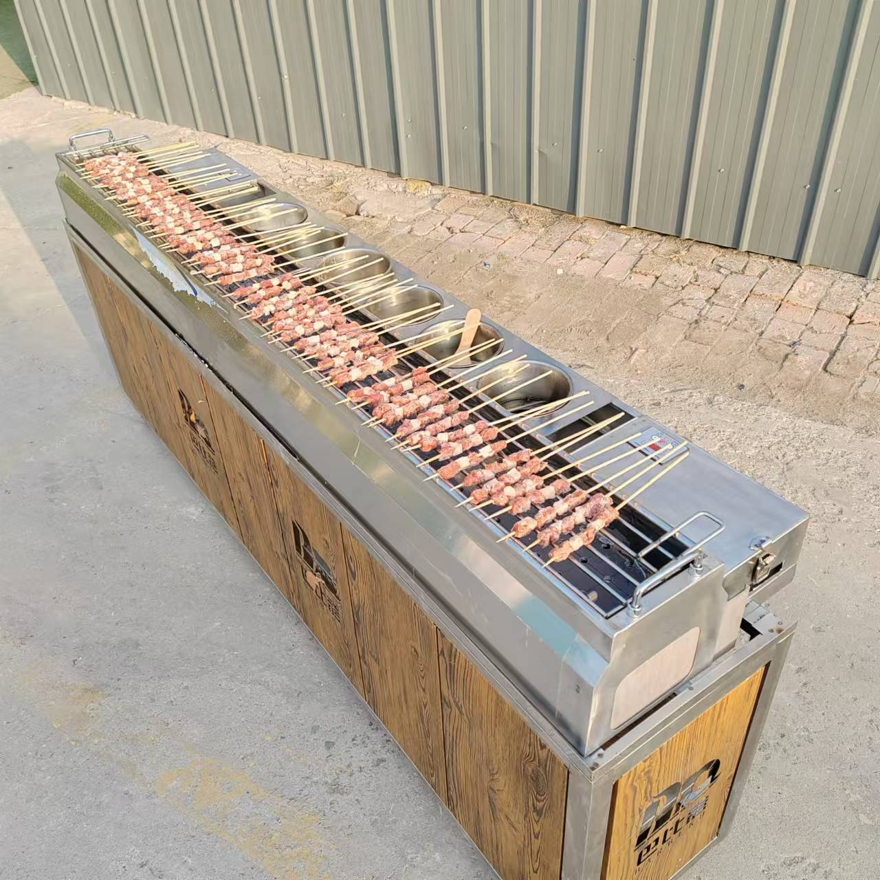 巴比酷不锈钢调温碳烤炉商用