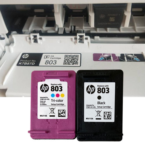 黑色彩色添加墨水HP/惠普803墨盒