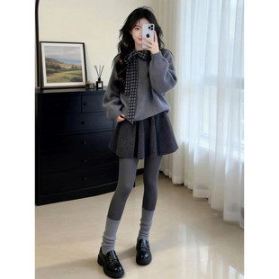 过新年战袍洋装女秋冬2026新款韩系千金小个子香风穿搭一整套装