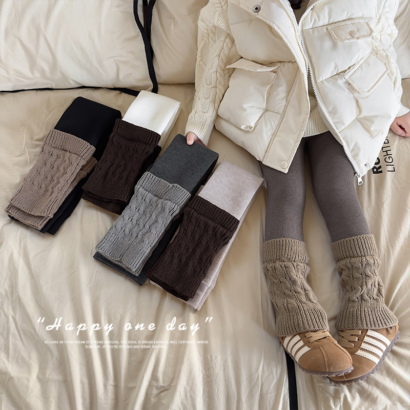 女童打底裤加绒加厚秋冬款纯棉儿童连裤袜外穿白黑色女孩九分裤子,童装/婴儿装/亲子装,儿童袜子(0-16岁),淘宝优惠券,粉丝福利购,淘宝优惠卷