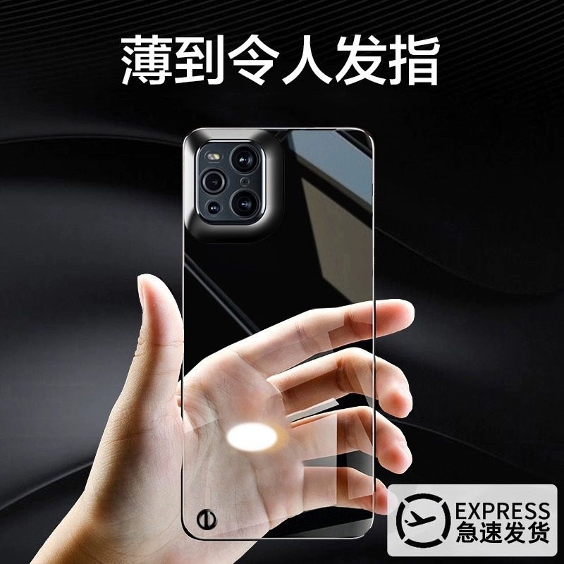 【急速发货】适用oppofindx3pro手机壳新款findx3超薄透明保护套findx3摄影师版镜头全包防摔无边框硬壳男女