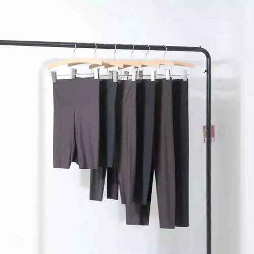 自留款～超高弹超轻薄防晒透气打底大码体型裤七九分瑜伽裤鲨鱼裤