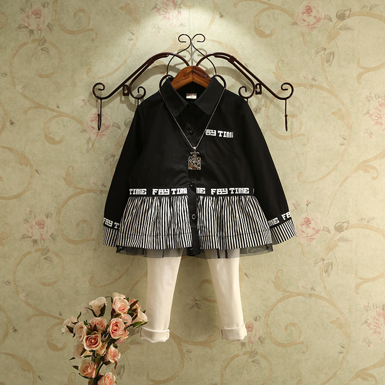 Chemise fille à manche longue - Ref 2088533 Image 1