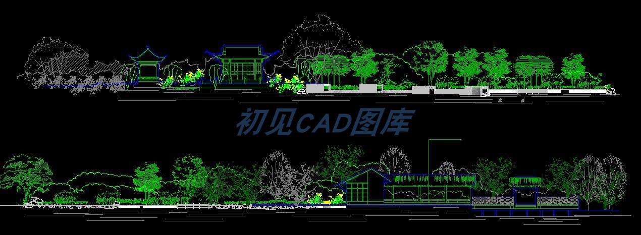 124生态农庄农业CAD施工图果蔬观光园采摘果园度假村农家乐农场民