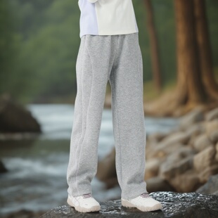 春秋女童直筒裤运动裤中大童窄版小脚校服裤子长裤儿童外穿休闲裤