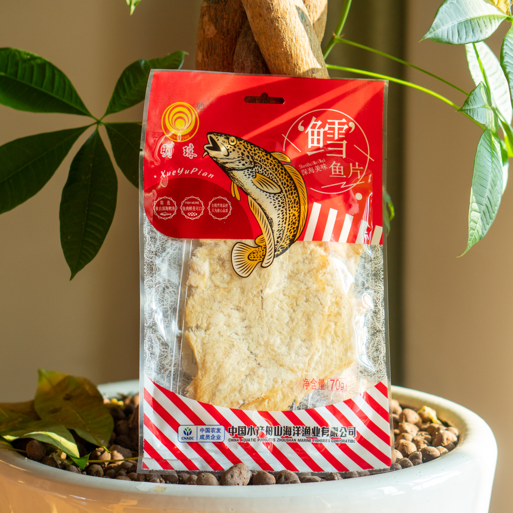 明珠鳕鱼片网红烤鱼片干舟山特产海鲜海味干货即食零食好吃熟鱼片