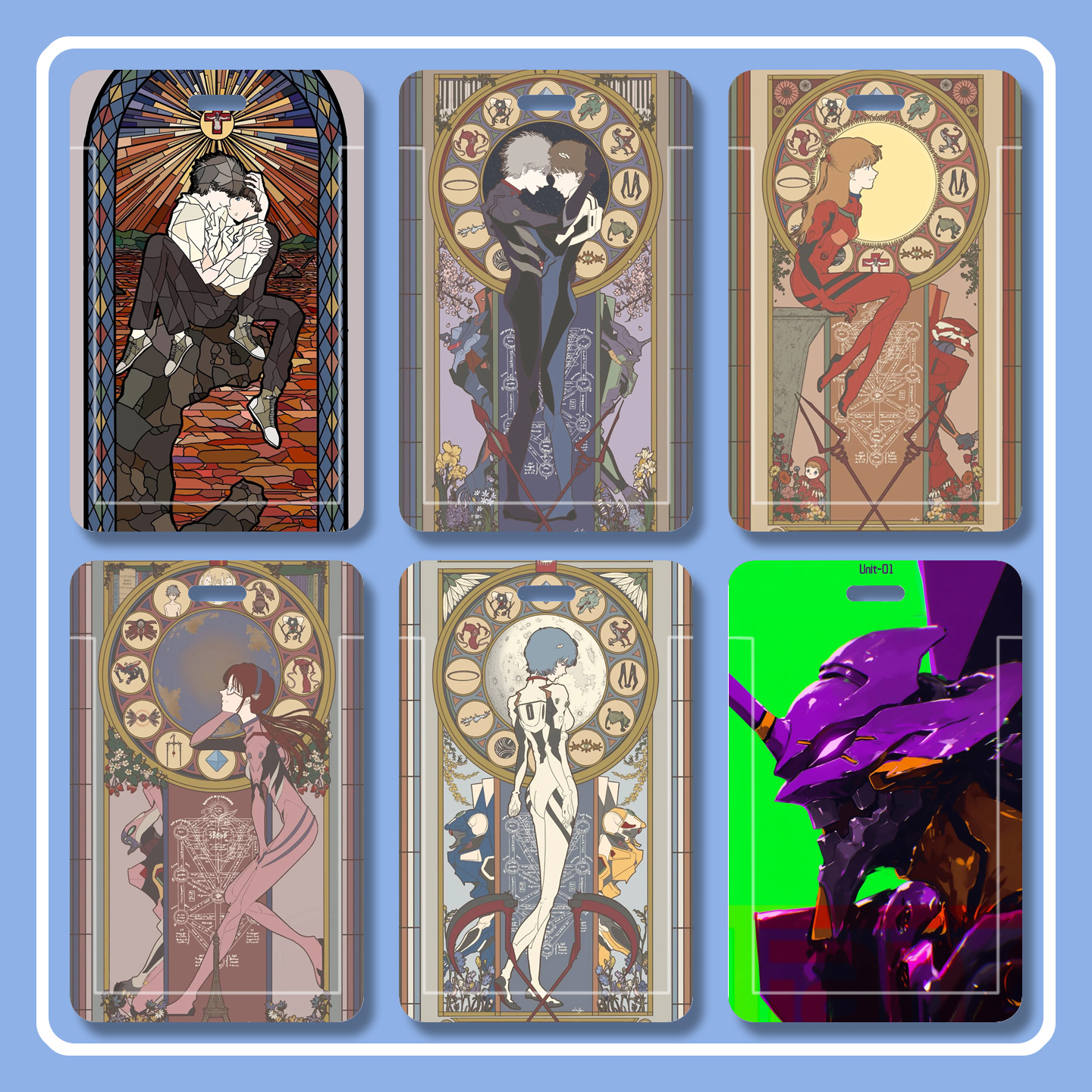 EVA周边卡套动漫联名款证件卡套ins风简约公交卡饭卡套学生二次元