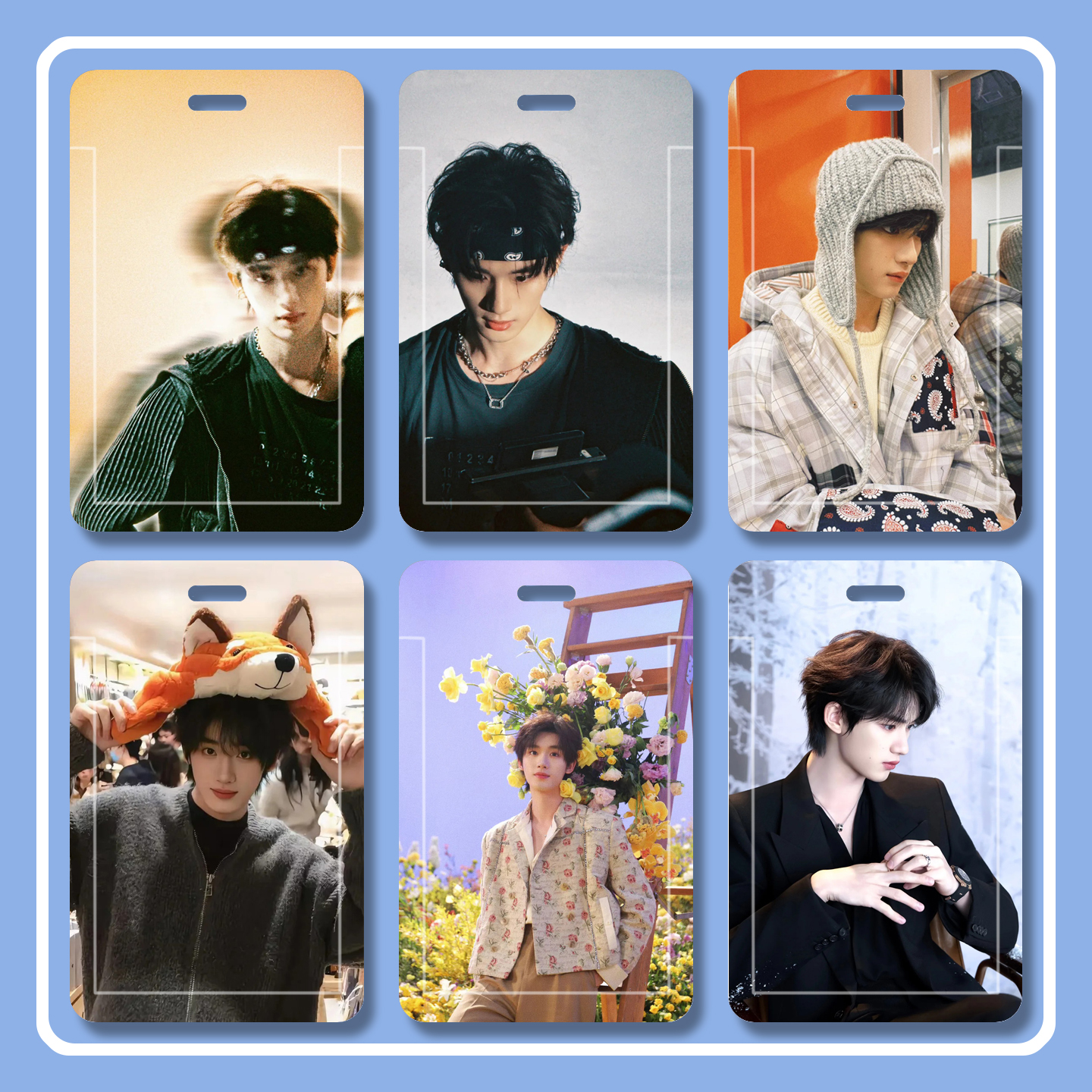 时代少年团周边丁程鑫周边学生卡饭卡卡套多功能明星胸牌硬饭套