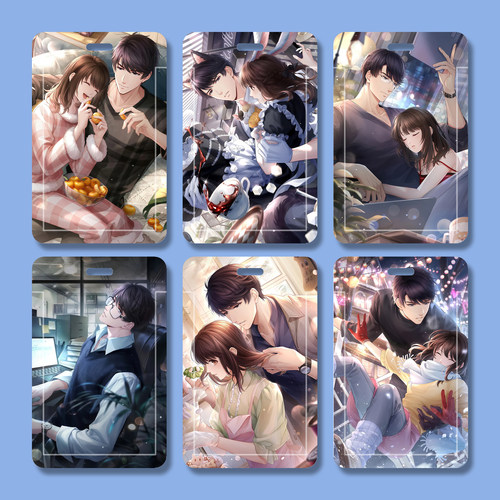 恋与制作人李泽言动漫双面可透窗硬卡套保护套饭卡校园卡水卡厂牌