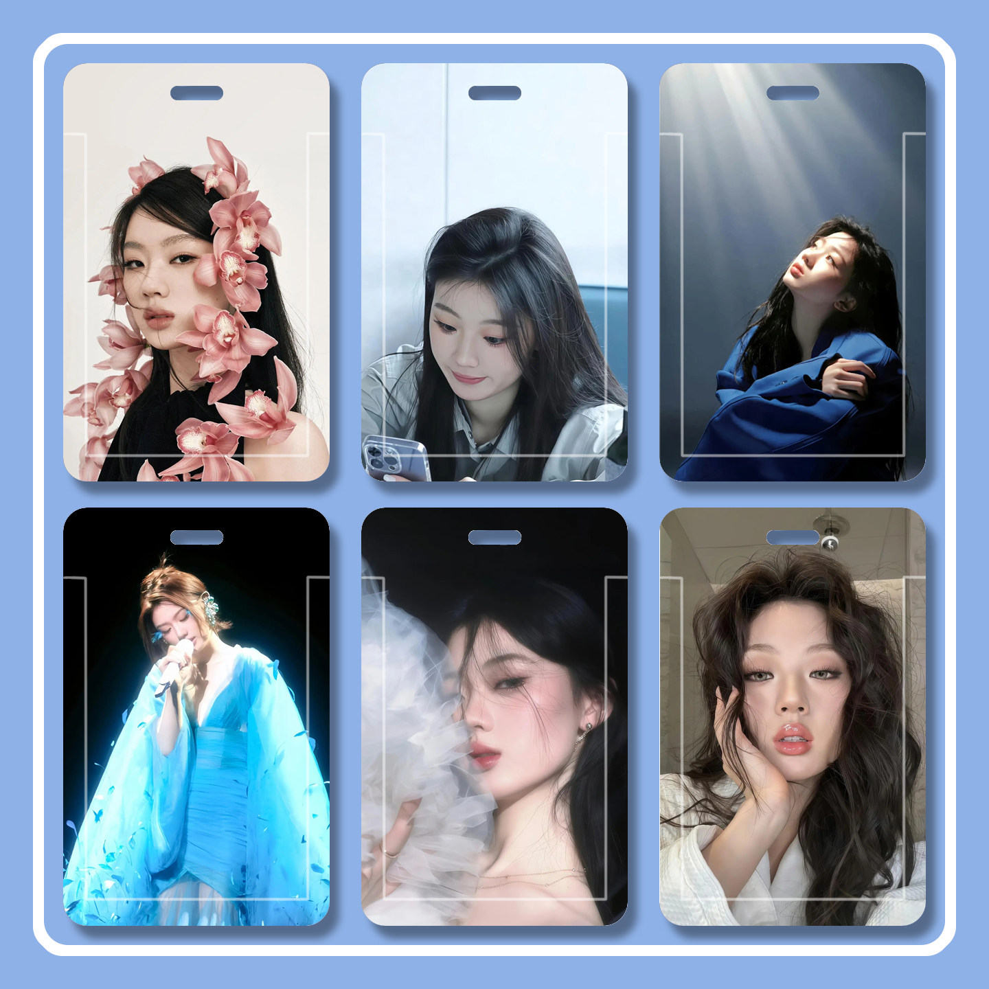 单依纯周边卡套明星人物饭卡经典高透收藏保护套耐摔PVC材质耐磨