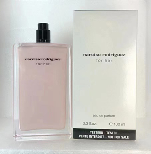 正品Narciso纳茜素纳西素同名女士香水简装100ml 粉瓶无盖子