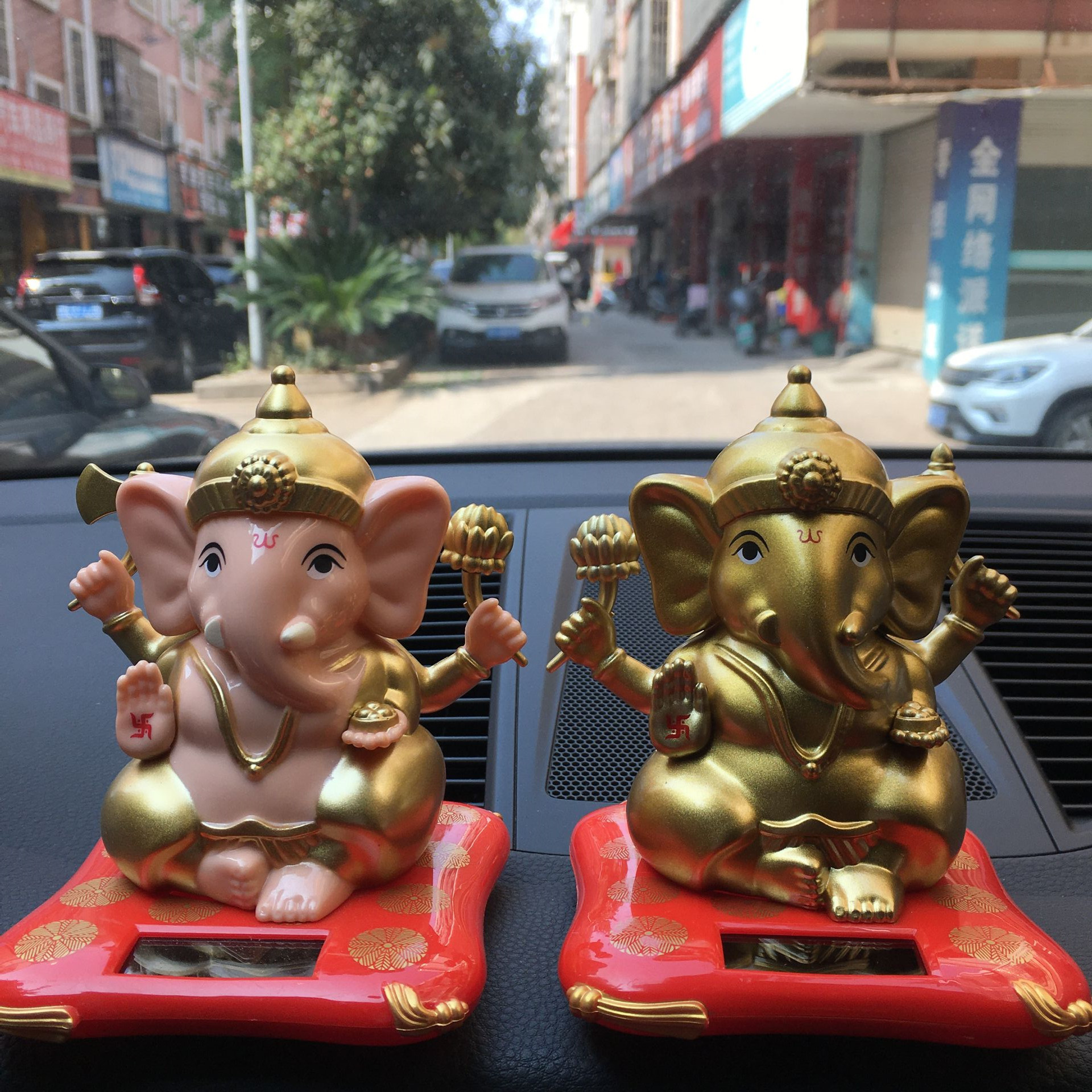 带法器印度大象神象头神祈福保平