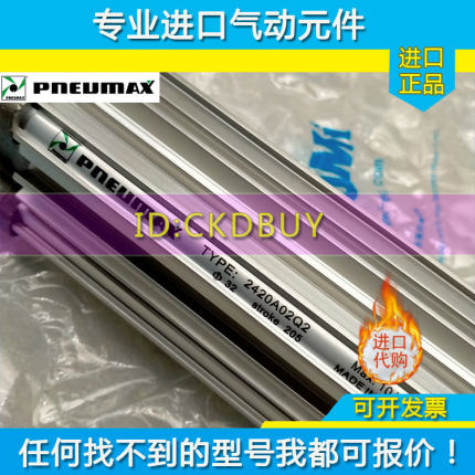 意大利PNEUMAX纽迈司气缸2420A02Q2 32X205/2420A02Q250/63/80X50