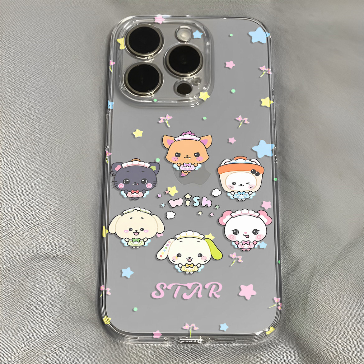 nctwish呆萌天使宝宝卡通q版手机壳适用于iPhone苹果17小米17opporeno15华为vivo红米荣耀