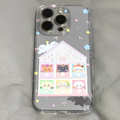 nctwish星星之家马卡龙配色手机壳适用于iPhone苹果17小米17opporeno15华为vivo红米荣耀