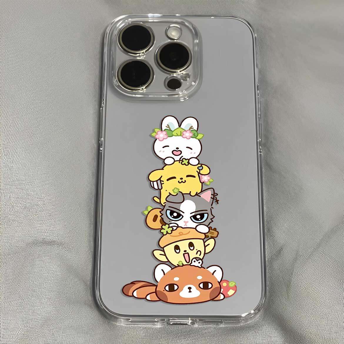 and2ble可爱叠叠乐卡通趣味手机壳适用于iPhone苹果17小米17opporeno15华为vivo红米荣耀