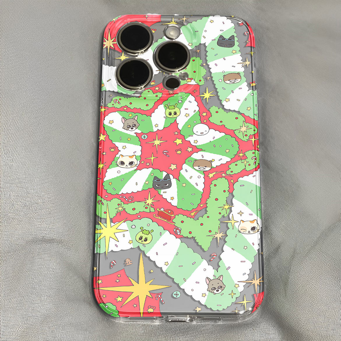门童boynextdoor可爱动物塑五角星元素手机壳适用于iPhone苹果17小米17opporeno15华为vivo红米荣耀