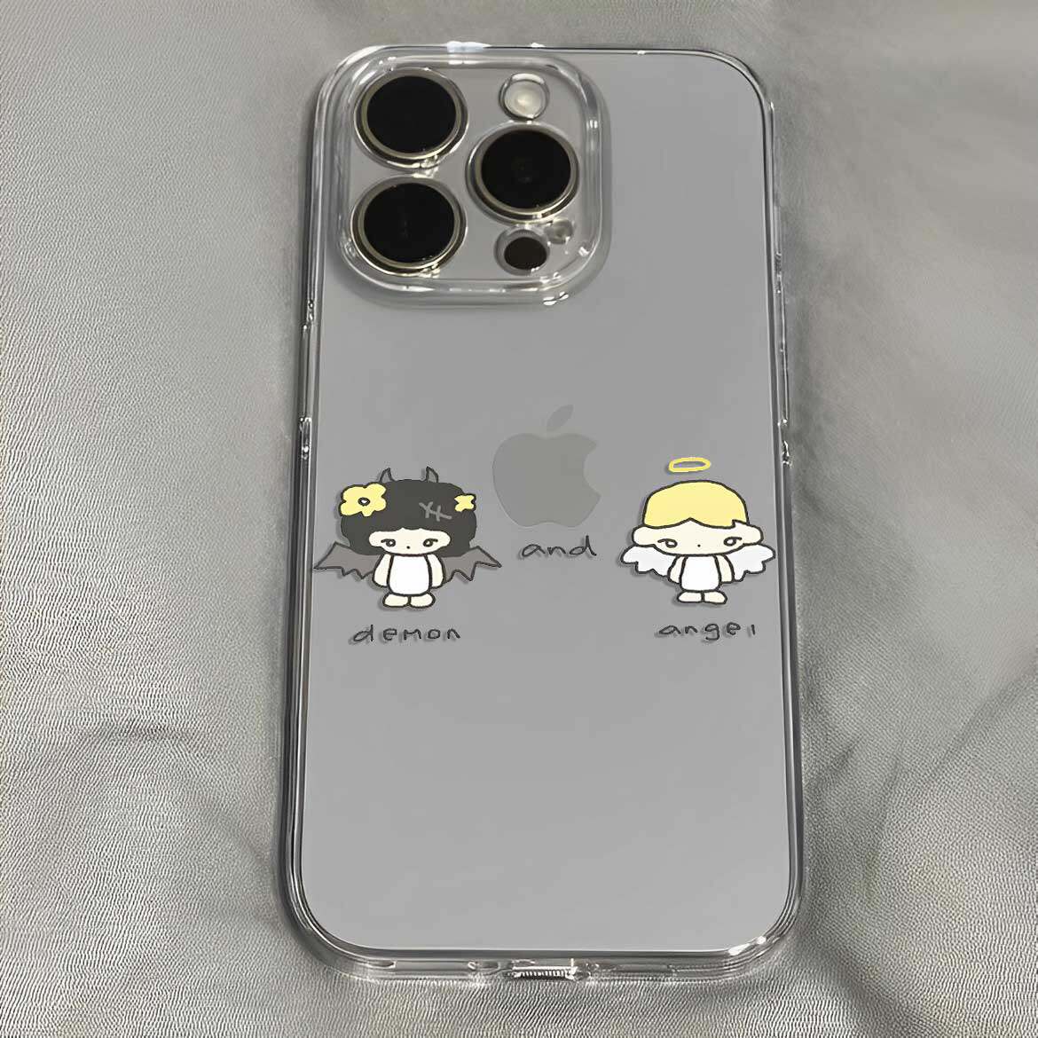 小炸时代少年团爆米花天使小恶魔手机壳适用于iPhone苹果17小米17opporeno15华为vivo红米荣耀