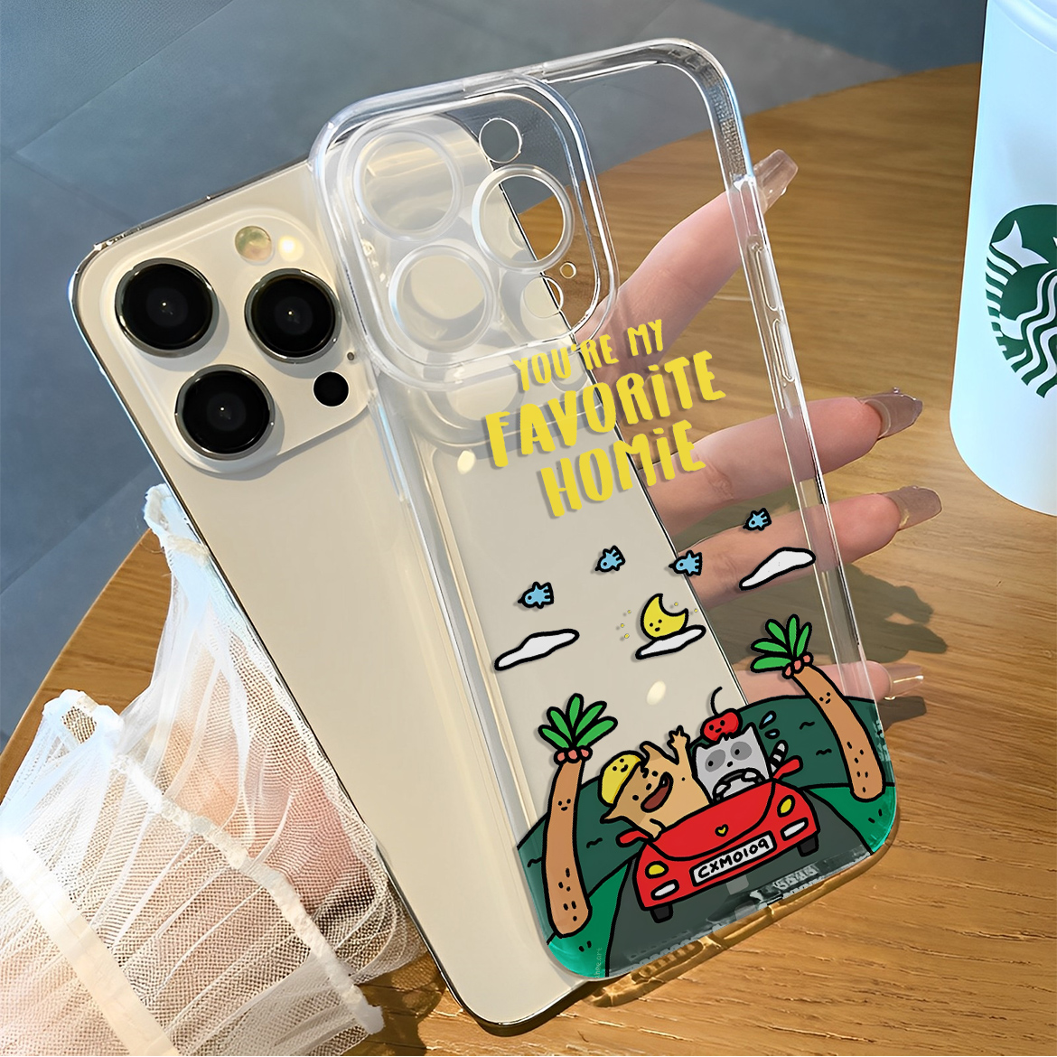 cxm金珉奎foryou崔胜澈可爱涂鸦手机壳适用于iPhone苹果17小米oppo华为vivo红米荣耀