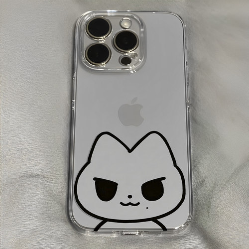just猫大头证件照柳智敏手机壳适用于iPhone苹果17小米17opporeno15华为vivo红米荣耀