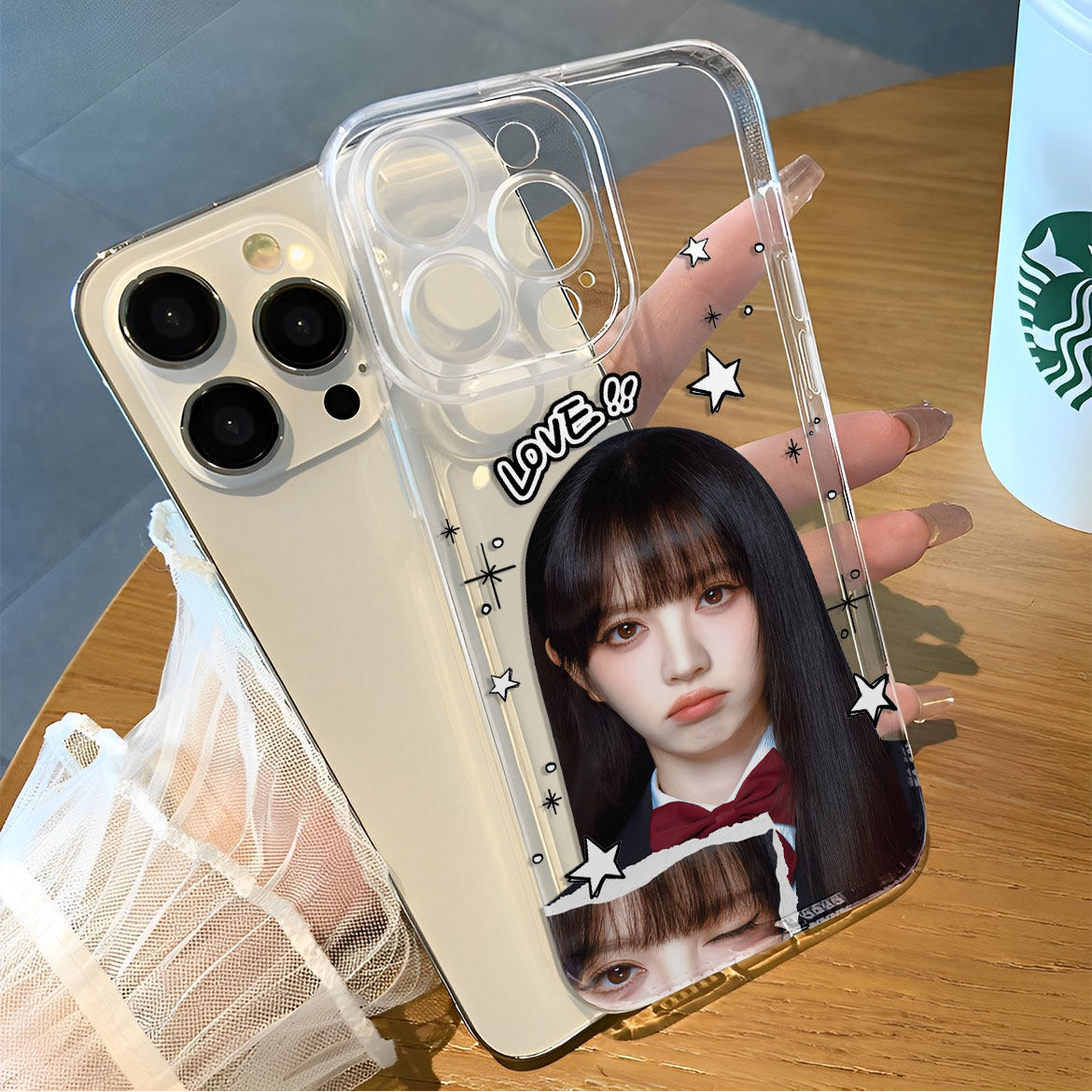 田曦薇呆萌调皮可爱甜美手机壳适用于iPhone苹果17小米17oppo华为vivo红米荣耀