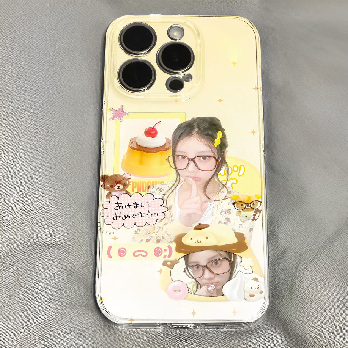 李沅禧可爱宝宝呆萌奶黄包手机壳适用于iPhone苹果17小米17opporeno15华为vivo红米荣耀