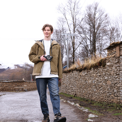 N+a纳迪亚男款春秋季2024新款户外防风防水登山服外套