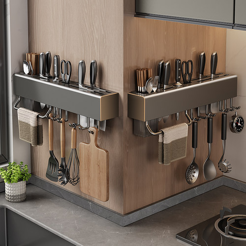 多功能不锈钢刀架筷子架