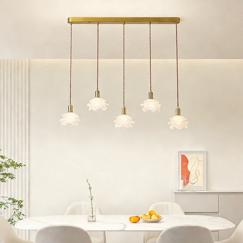 餐厅吊灯法式温馨家庭饭厅餐桌中式吊灯轻奢艺术网红卧室床头灯具,家装灯饰光源,餐厅吊灯,淘宝优惠券,粉丝福利购,淘宝优惠卷