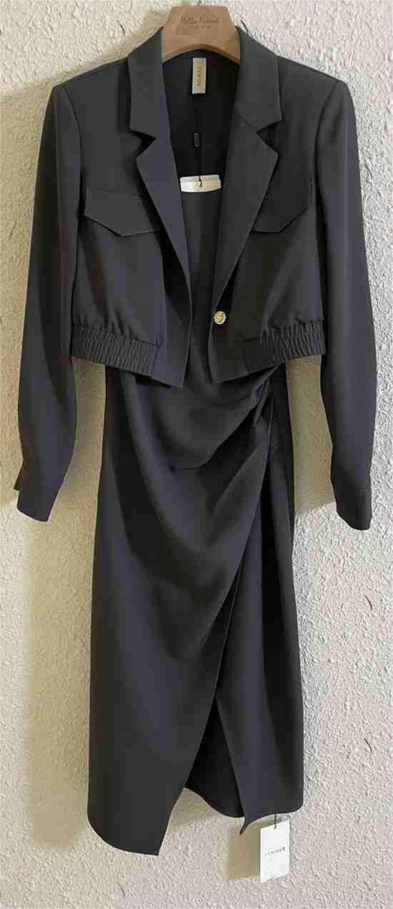 茜舞24春新款正品两件套连衣裙144272