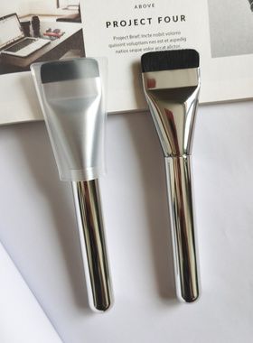 Wake唯可家超薄平头粉底刷一字面膜刷无暇裸肌遮瑕轻薄化妆刷 沧