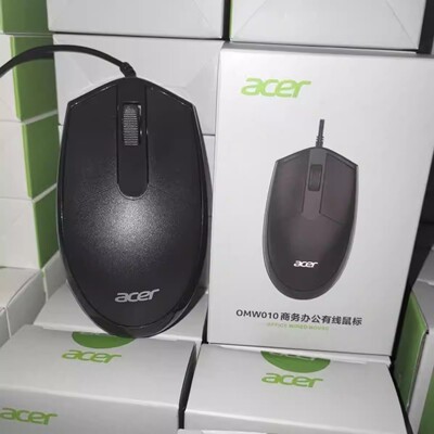 宏基OMW010有线鼠标笔记本台式机电脑商务办公家用游戏通用 USB
