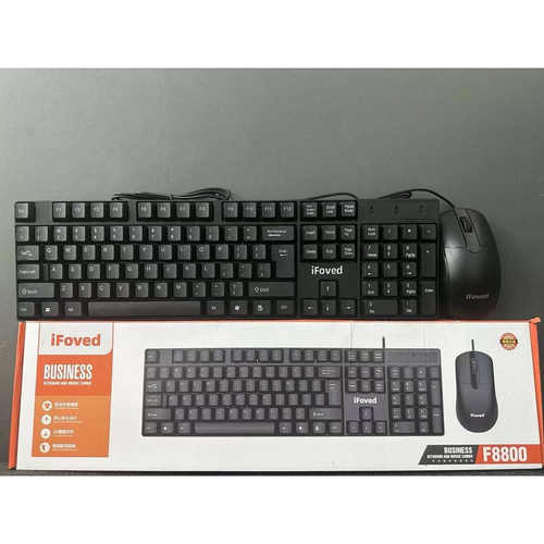 iFoved方正F8800台式电脑笔记本商务办公有线USB键盘鼠标套装