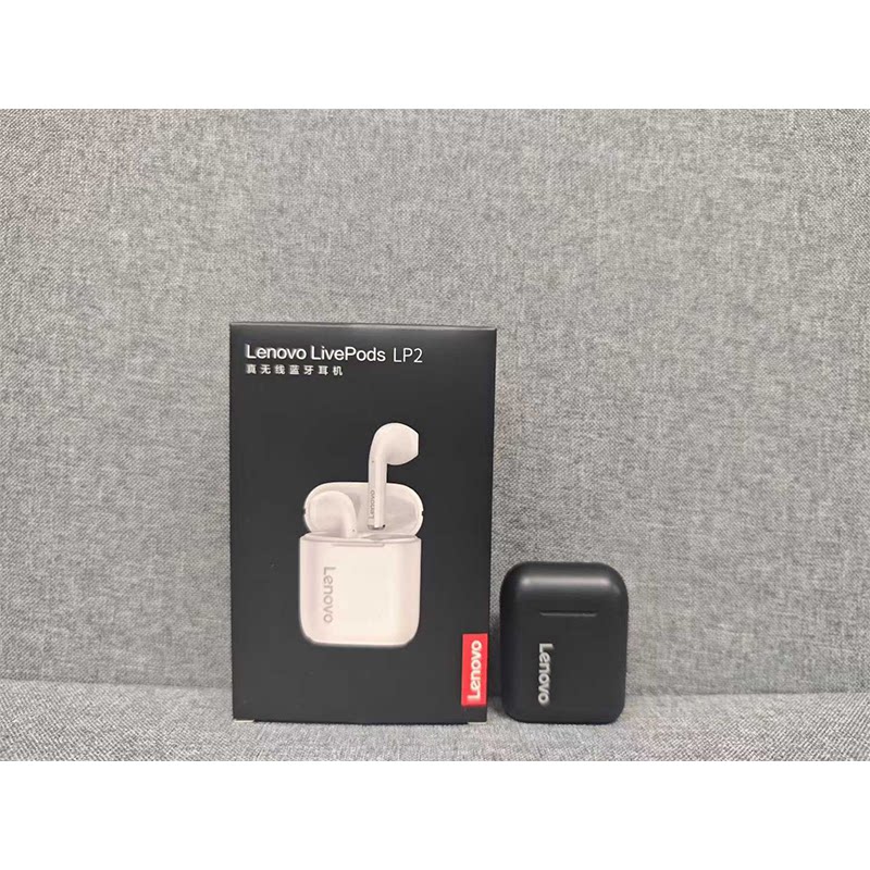 Lenovo/联想 LP2 真无线蓝牙耳机双耳入耳式tws跑步运动超长续航