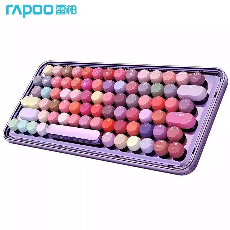 雷柏Ralemo Air1 Pre5乐萌蓝牙无线多模彩妆键盘女生