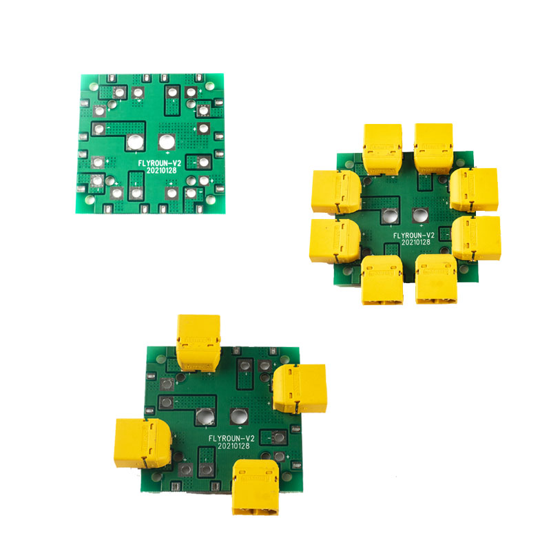 航模多旋翼飞机 4轴 FPV穿越机 XT60 90电调连接板M3孔距M3分电板