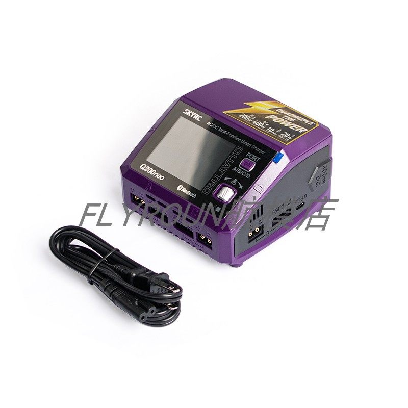 SKYRC Q200neo充电器 AC/DC双输入 智能多功能可用各种电池类型