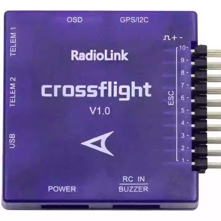 乐迪Crossflight飞控固定翼多旋翼直升机车船PIX APM ELRS高频头