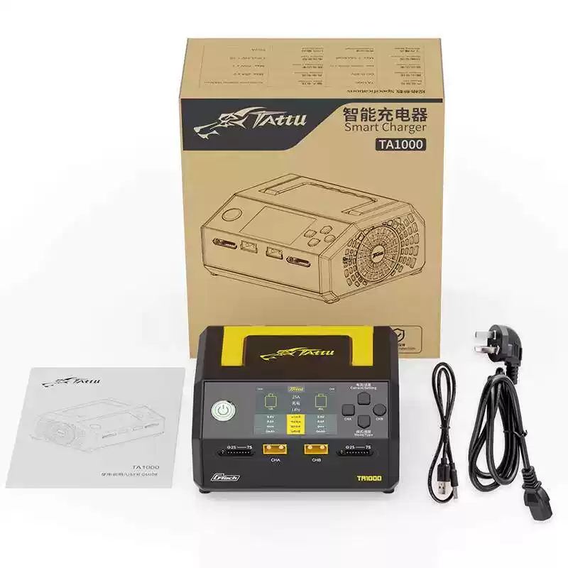 ACE格氏TA1000W充电器 2-7S双通道 25A充电 格式G-Tech智能充电器图片