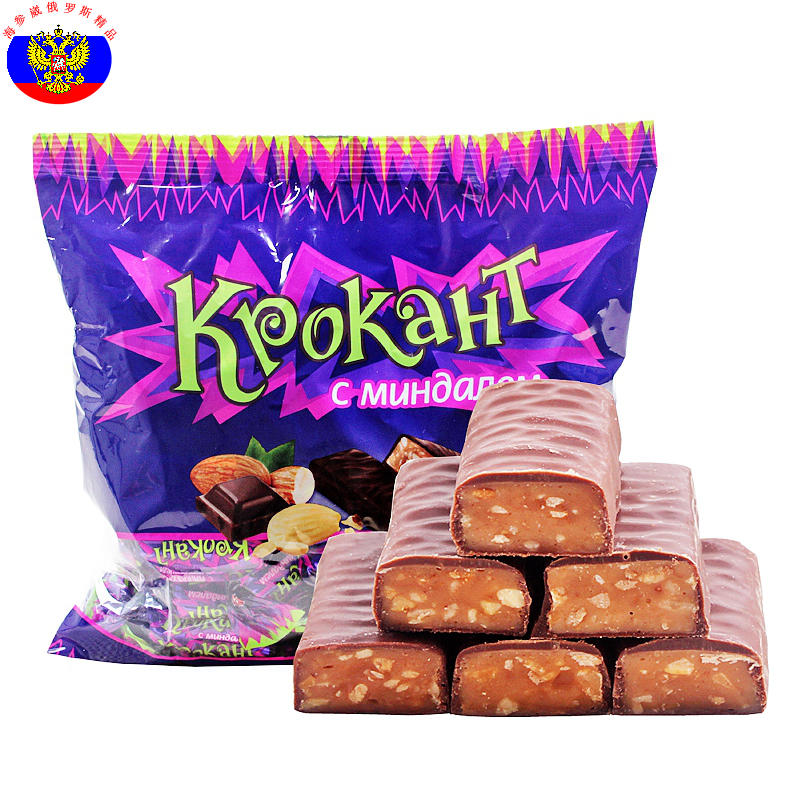 俄罗斯进口KDV紫皮糖保真夹心