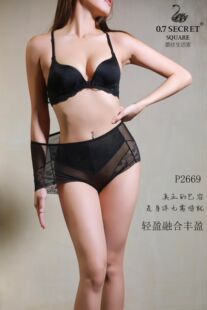 蕾丝生活家2669新款内裤女纯欲风大码胖mm镂空网纱性感三角裤头